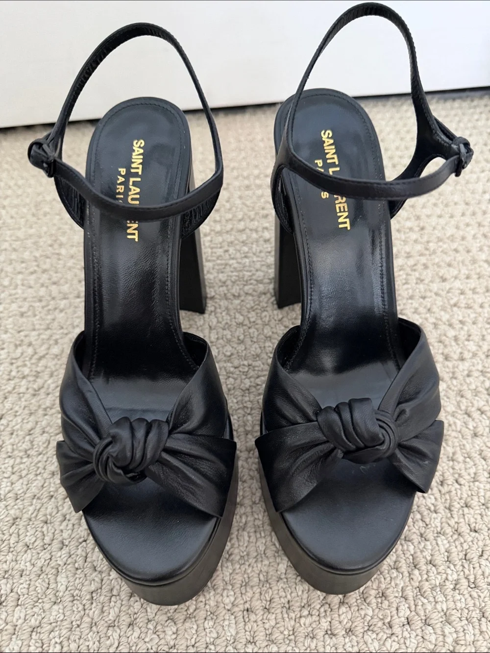 Saint Laurent high platform